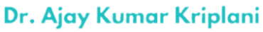 Dr. AK Kriplani logo