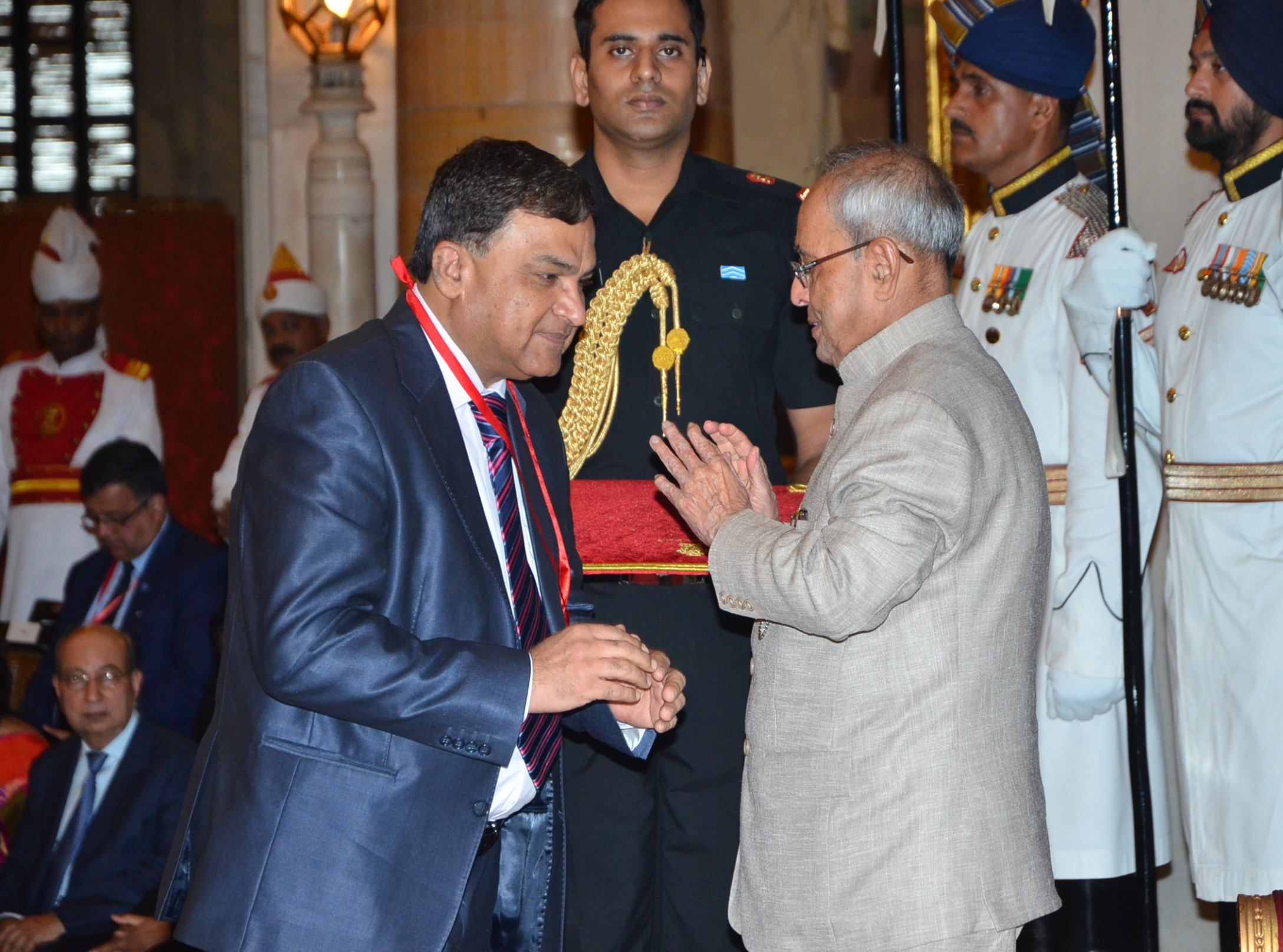 Medal from president