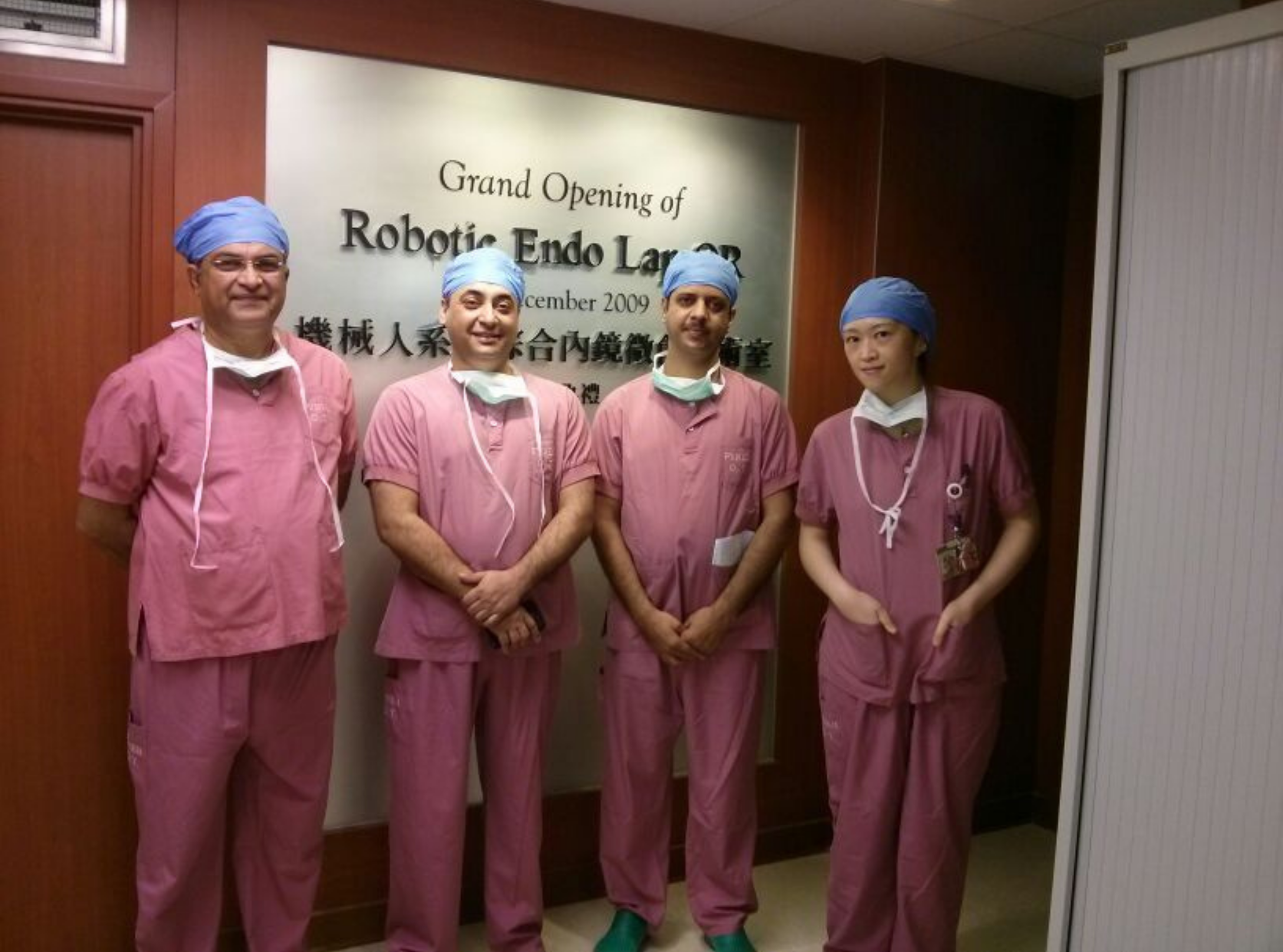 Medical professionals at an international summit